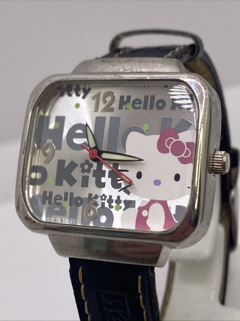 Hello Kitty Vintage Womens Watch Works New Battery